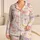 Watercolor Ribbon Bows in Soft Pastels for Cozy Evenings and Sweet Gift Giving Satin Pajamas Set - 1