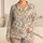Kawaii Spring Bear And Blossom Motifs For Cozy Cottagecore Nights And Relaxed Weekends Satin Pajamas Set - 1