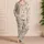 Kawaii Spring Bear And Blossom Motifs For Cozy Cottagecore Nights And Relaxed Weekends Satin Pajamas Set - 4