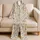 Kawaii Spring Bear And Blossom Motifs For Cozy Cottagecore Nights And Relaxed Weekends Satin Pajamas Set - 5