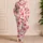 Pastel Christmas Evergreen Trees for Cozy Holiday Mornings and Winter Evenings at Home Satin Pajamas Set - 4