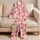 Pastel Christmas Evergreen Trees for Cozy Holiday Mornings and Winter Evenings at Home Satin Pajamas Set - 5