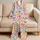 Watercolor Rainbow Hearts for Cozy Valentine Mornings and Sweethearted Gift Giving Satin Pajamas Set - 5