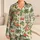 Tropical Palm Toucan Crab and Citrus Haven for Relaxed Coastal Resort Escape Days Satin Pajamas Set - 1