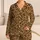 Classic Leopard Spots for Cozy Nights and Relaxed Everyday Lounging at Home for Women Satin Pajamas Set - 1