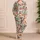 Watercolor Christmas Treats and Gingerbread for Cozy Winter Holiday Home Lounging Satin Pajamas Set - 4
