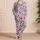 Black Leopard Spots and Fuchsia Hearts for Cozy Valentine Evenings and Relaxed Lounging Satin Pajamas Set - 4