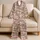 Vermilion Pagoda Pine Deer Scenery for Serene Lunar New Year Lounging and Gifting Satin Pajamas Set - 5