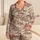 Vermilion Pagoda Pine Deer Scenery for Serene Lunar New Year Lounging and Gifting Satin Pajamas Set - 1