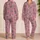 Celestial Eyes, Moons and Stars for Cozy Nighttime Lounging and Dreamy Gift Giving Satin Pajamas Set - 2