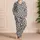 Black Leopard Spots for Cozy Lounging and Relaxed Everyday Style for Women at Home Satin Pajamas Set - 4