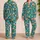 Woodland Foxes And Forest Trees For Cozy Cabin Nights And Nature Lovers Satin Pajamas Set - 2