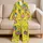 Colorful Dripping Ice Cream Cones For Cozy Dessert-Lover Lounging Satin Pajamas Set - 5