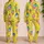 Colorful Dripping Ice Cream Cones For Cozy Dessert-Lover Lounging Satin Pajamas Set - 2