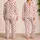 Tiny Red Heart Motifs for Cozy Valentine Mornings and Sweet Everyday Lounging at Home Satin Pajamas Set - 2