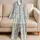 Blue Rose Sleepwear for Cozy Evenings and Relaxed Mornings Satin Pajamas Set - 5