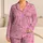 Rose Ribbon Bows and Hearts for a Sweet Romantic Evening at Home Satin Pajamas Set - 1