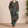 Colorful Folk Flowers and Birds for Cozy Everyday Lounging and Relaxed Weekends at Home Satin Pajamas Set - 4