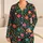 Colorful Folk Flowers and Birds for Cozy Everyday Lounging and Relaxed Weekends at Home Satin Pajamas Set - 1