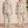 Watercolor Rabbit and Garden Blooms for Cozy Springtime Lounging Satin Pajamas Set - 2