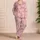 Blush Pink Love Hearts for Cozy Valentine Evenings and Sweet Everyday Lounging Gifts Satin Pajamas Set - 4