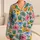 Pineapple Hibiscus And Palm Leaves For Relaxed Summer Beach Lounging And Getaways Satin Pajamas Set - 1