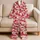 Crimson Japanese Ocean Waves for Cozy Evenings and Relaxed Lounging Satin Pajamas Set - 5