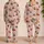 Bespectacled Pigs with Cozy Sweaters for Cute Relaxing Evenings at Home Satin Pajamas Set - 2