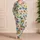 Colorful Friendly Dinosaurs for Cozy Weekends and Playful Everyday Lounging at Home Satin Pajamas Set - 4