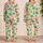 Tropical Palm Trees for Summer Beach Getaways and Relaxed Coastal Lounging Satin Pajamas Set - 2