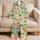 Tropical Palm Trees for Summer Beach Getaways and Relaxed Coastal Lounging Satin Pajamas Set - 5