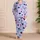 Pastel Tie-Dye Black Hearts for Cozy Lounging and Relaxed Weekends Satin Pajamas Set - 4