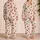 Watercolor Cherry And Ribbon Motifs For Cozy Summer Lounging And Sweet Gift Giving Satin Pajamas Set - 2