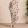 Watercolor Cherry And Ribbon Motifs For Cozy Summer Lounging And Sweet Gift Giving Satin Pajamas Set - 4