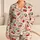 Watercolor Cherry And Ribbon Motifs For Cozy Summer Lounging And Sweet Gift Giving Satin Pajamas Set - 1