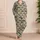 Art Deco Fan Geometry for Relaxed Evenings and Cozy Weekend Lounging Satin Pajamas Set - 4