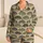 Art Deco Fan Geometry for Relaxed Evenings and Cozy Weekend Lounging Satin Pajamas Set - 1