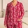 Soft Pink Braided Texture for Cozy Lounging and Relaxed Evenings at Home for Her Satin Pajamas Set - 1