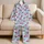 Sweet Cherry And Polka Dot Style For Cozy Days At Home And Relaxed Weekends Satin Pajamas Set - 5
