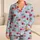 Sweet Cherry And Polka Dot Style For Cozy Days At Home And Relaxed Weekends Satin Pajamas Set - 1
