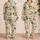 Colorful Geometric Folk Art For Cozy Evenings And Cheerful Home Lounging Satin Pajamas Set - 2