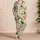 Colorful Geometric Folk Art For Cozy Evenings And Cheerful Home Lounging Satin Pajamas Set - 4
