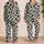 Black And White Cow Spots For Cozy Lounging And Relaxed Weekend Mornings At Home Satin Pajamas Set - 2
