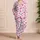 Soft Pink Heart Motifs for Cozy Valentine Lounging and Sweet Everyday Comfort Satin Pajamas Set - 4