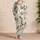 Bicycle Sketches for Cozy Weekend Lounging and Relaxed At-Home Evenings Satin Pajamas Set - 4