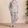 Colorful Heart Motifs for Cozy Valentine Evenings and Sweet Everyday Lounging at Home Satin Pajamas Set - 4