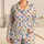 Colorful Heart Motifs for Cozy Valentine Evenings and Sweet Everyday Lounging at Home Satin Pajamas Set - 1
