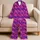 Mermaid Scale Glitter in Pink Purple for Cozy Nights and Whimsical Lounge Style Satin Pajamas Set - 5