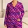 Mermaid Scale Glitter in Pink Purple for Cozy Nights and Whimsical Lounge Style Satin Pajamas Set - 1