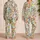 Hand Drawn Food and Drink Motifs for Cozy Brunch Lovers and Culinary Enthusiasts Satin Pajamas Set - 2